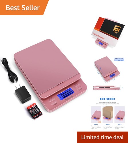 Bilancia postale oro rosa per